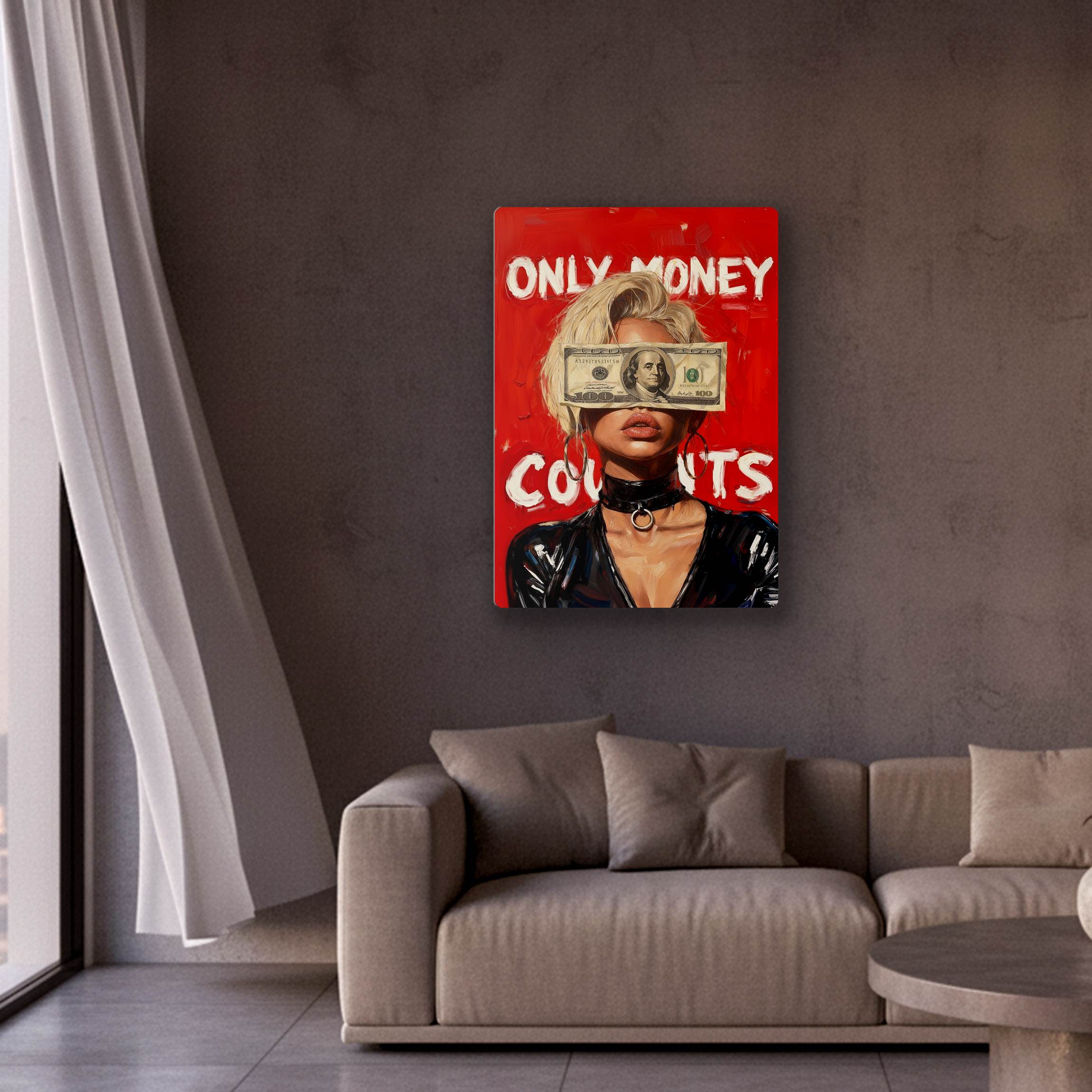 Money Rules Neon Art