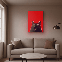 OMG CAT Neon Art