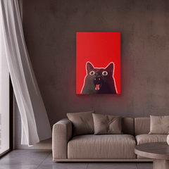 OMG CAT Neon Art