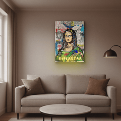 Pop The Lisa Neon Art