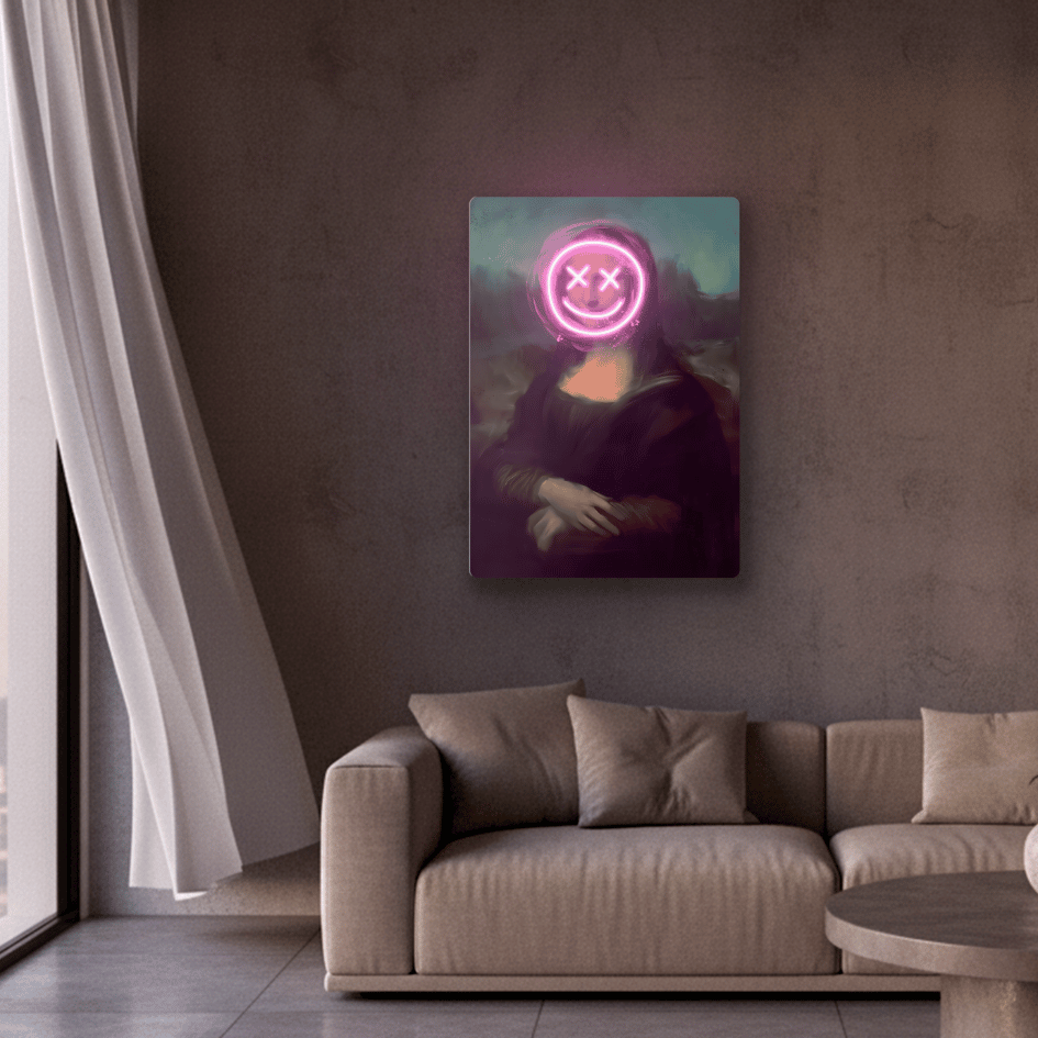 Rebel Lisa Neon Art