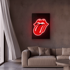 The Rolling Tongues Neon Art