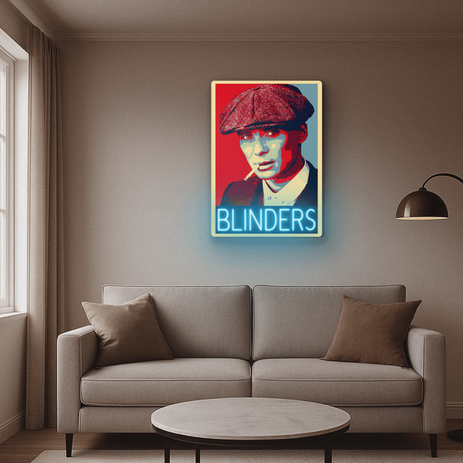 Tommy the Blinders Neon Art