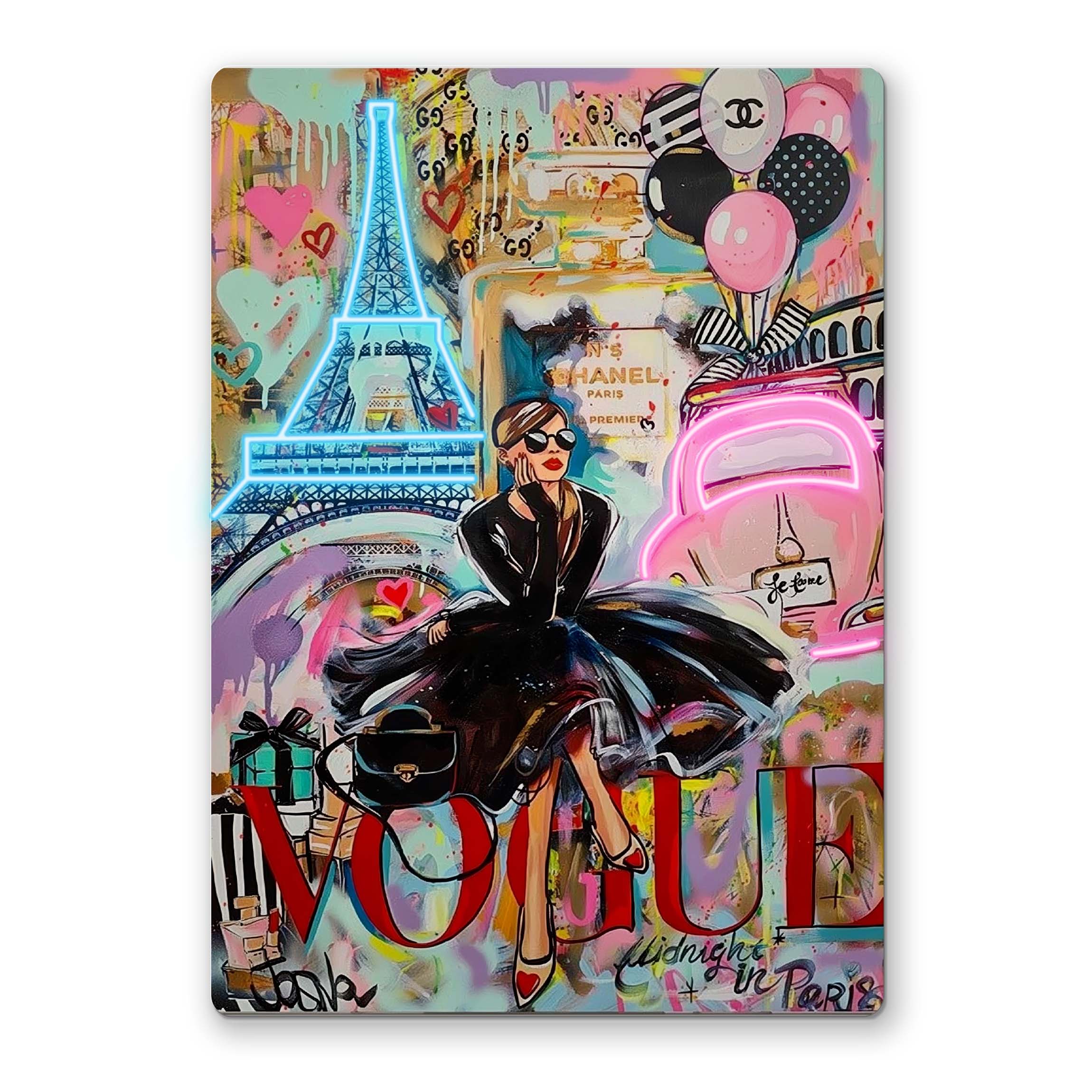 Vogue Hive Neon Art