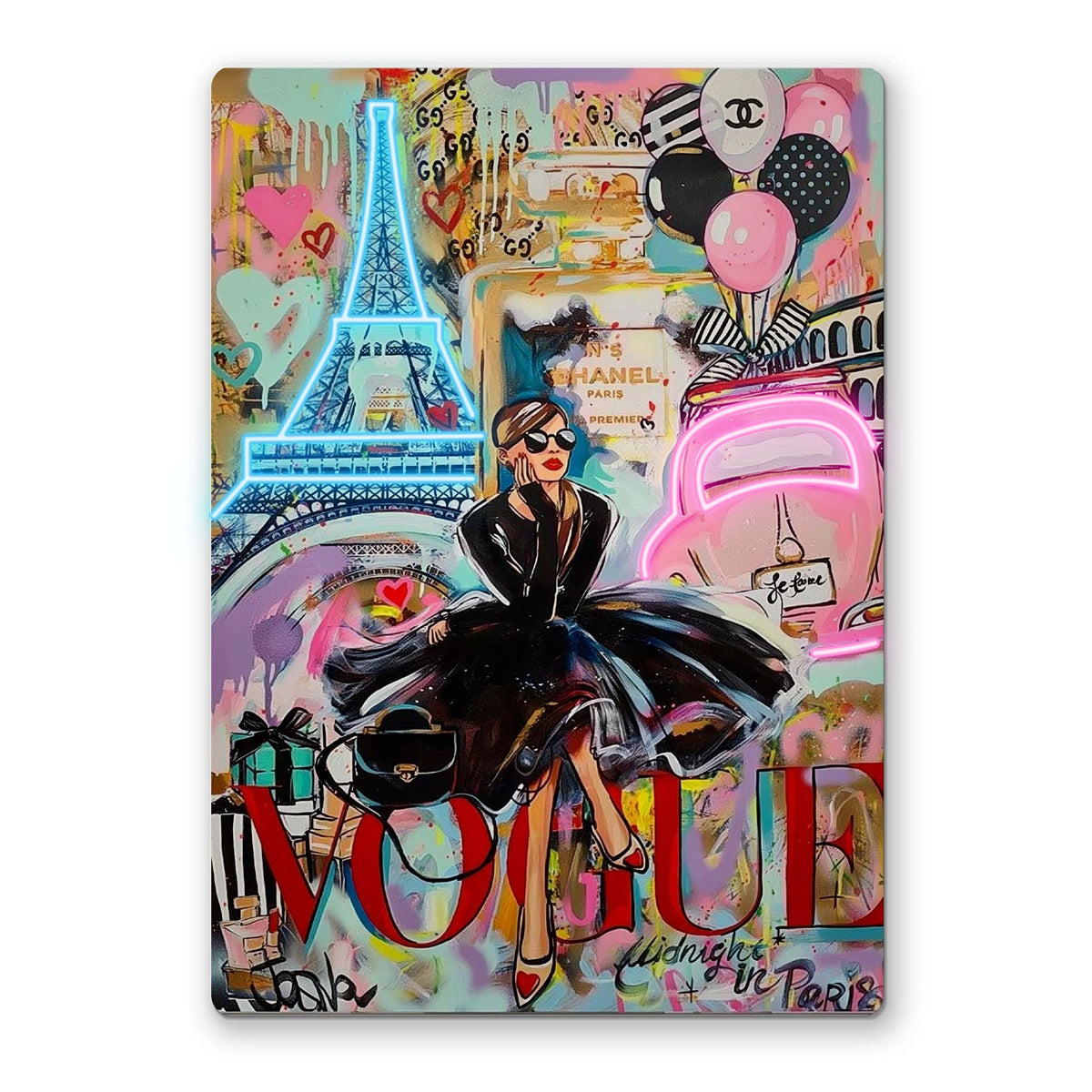 Vogue Hive Neon Art