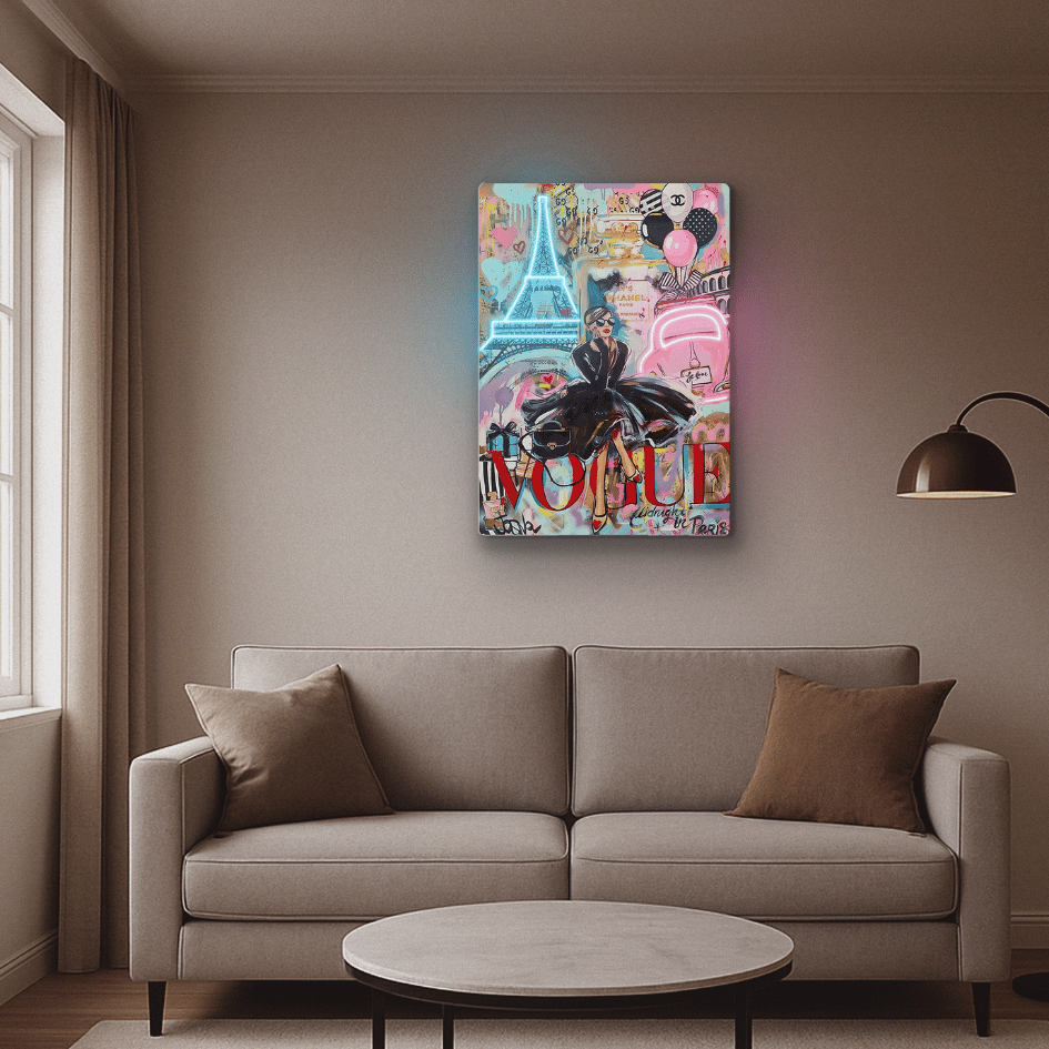 Vogue Hive Neon Art