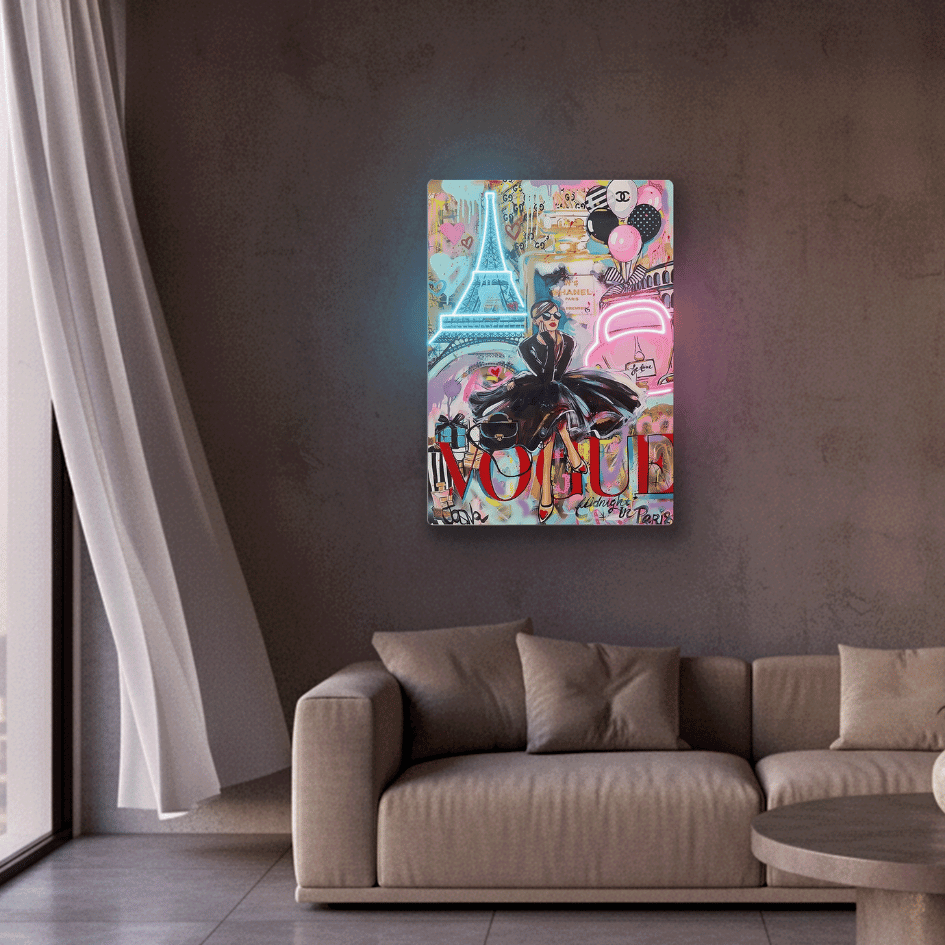 Vogue Hive Neon Art