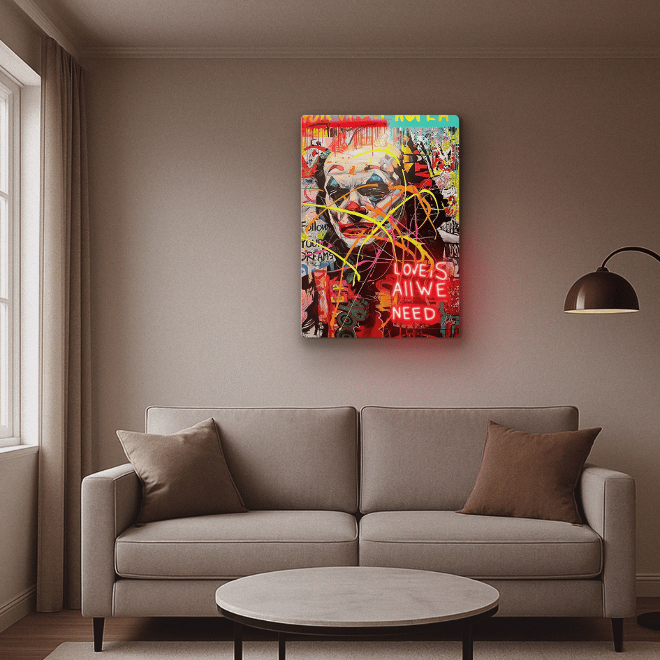 Joker Neon Art